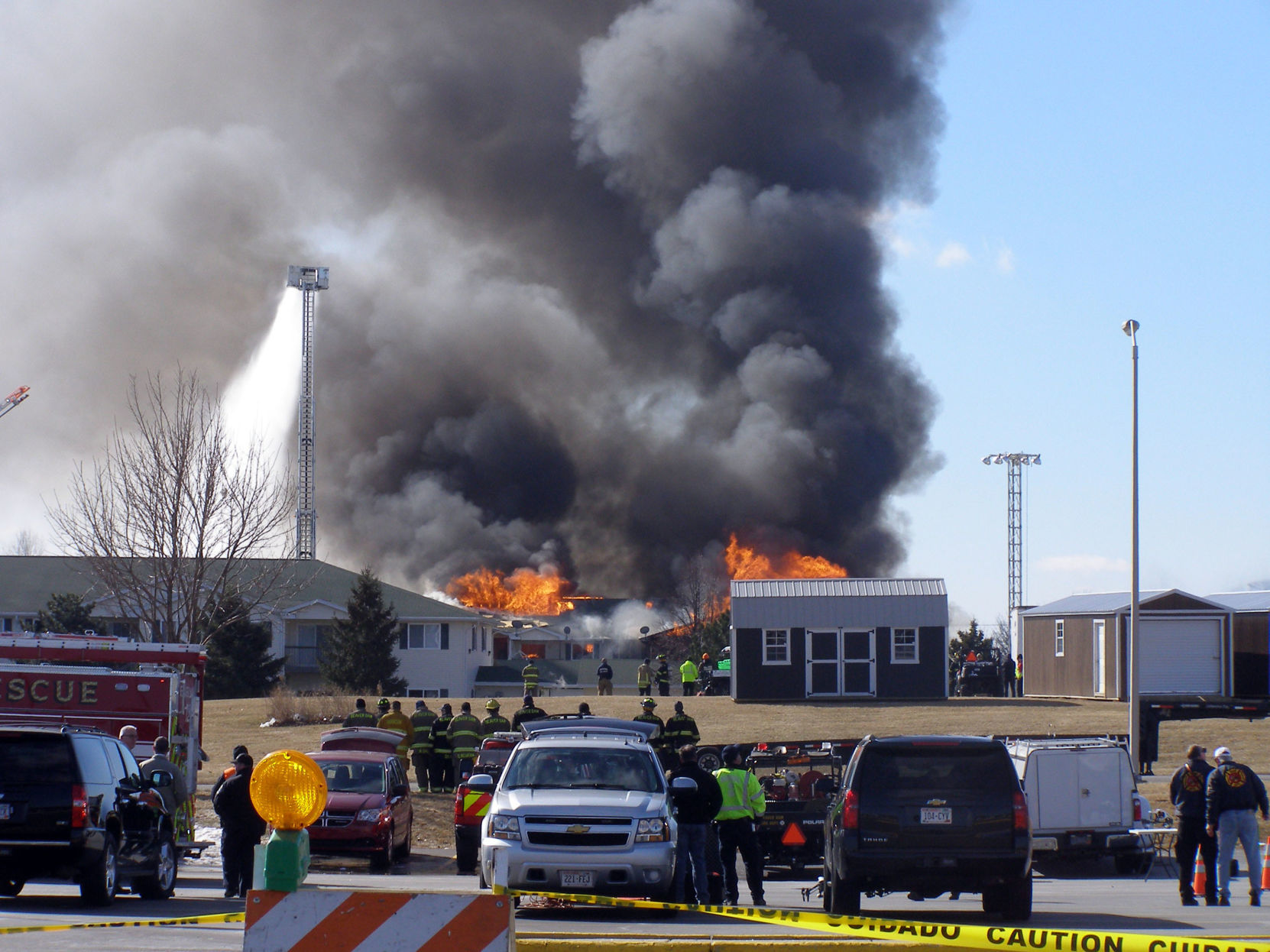 Investigation photos from 109 Knaup Drive explosion
